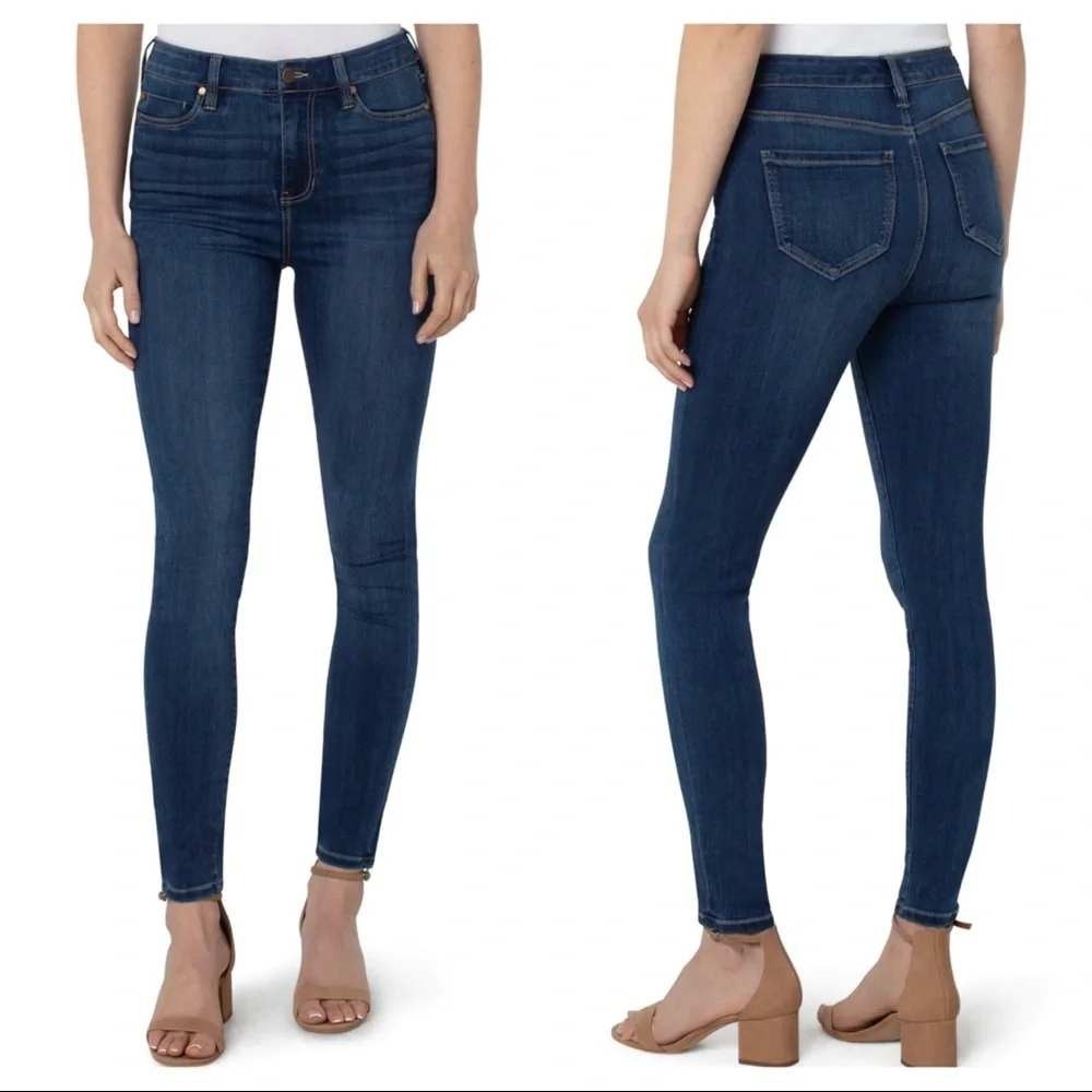 Liverpool Abby Skinny Jeans Sz 6/28 High Rise Ankle Denim